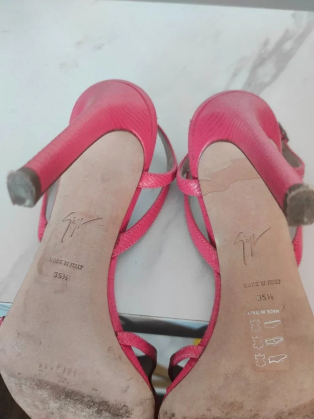 Giuseppe Zanotti E000134 pink heel shoes - Picture 5 of 6